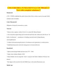 DBIA Fundamentals of Project Test with Complete Solutions
