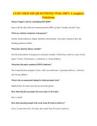 Clinical Medicine and Obstetrics: Comprehensive Q&A for Medical Students
