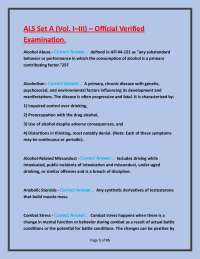 ALS Set A (Vol. I–III) – Official Verified Examination.