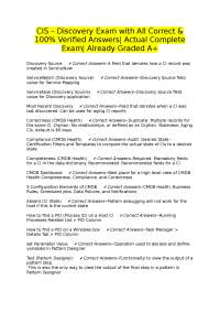ServiceNow Discovery Exam Questions and Answers