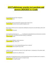 ASCP Phlebotomy Practice Test: Questions and Answers for Exam Prep
