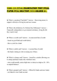 UGBA 135 FINAL EXAMINATION TEST FINAL PAPER FULL SOLUTION 2026 GRADED A+