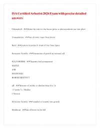 Arborist Exam Prep: Key Terms and Definitions
