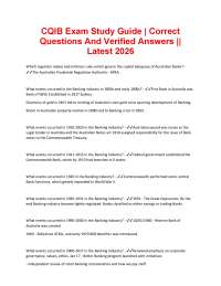 CQIB Exam Study Guide: Questions and Verified Answers 2026