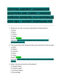 Certified Arborist Exam Q&A: Comprehensive Study Guide