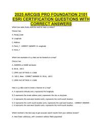 ArcGIS Pro Foundation 2101 Exam 2026 – Complete Study Guide with Questions & Answers