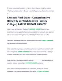 Lifespan Development Final Exam Review: Comprehensive Q&A for College Students