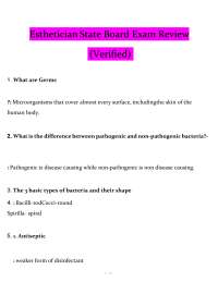 Esthetician State Board Exam Review: Key Concepts and Q&A