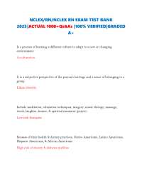 NCLEX RN Exam Test Bank 2025: 1000+ Questions and Answers