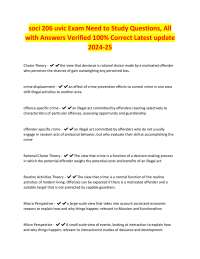Sociology Exam Study Questions with Verified Answers (2024-25)