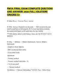 FMVA FINAL EXAM COMPLETE QUESTIONS AND ANSWERS 2026 FULL SOLUTIONS GRADED A+