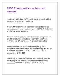 Dental Medicine Exam Questions with Correct Answers