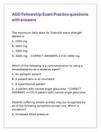 Dental Fellowship Exam Practice Questions with Answers