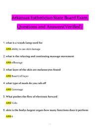 Arkansas Esthetician State Board Exam: Q&A for Licensing