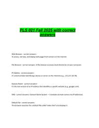 Web Browsers, HTML, and Word Processing: Key Concepts and Definitions
