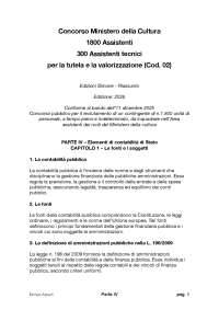 MiC Cod. 02 PARTE IV – Elementi di contabilità di Stato