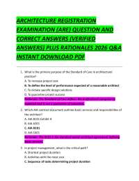 ARE Q&A 2026: Architecture Registration Exam - Practice Questions & Verified Answers
