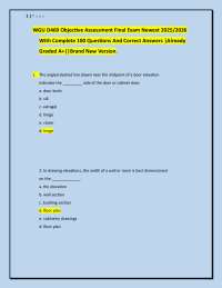 WGU D469 Objective Assessment Final Exam Newest 2025/2026