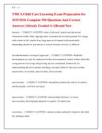 YMCA Child Care Licensing Exam Preparation: 500 Q&A for 2025/2026
