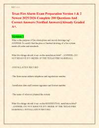 Texas Fire Alarm Exam Preparation: 200 Questions and Answers for 2025/2026