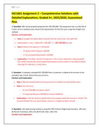 Accounting Principles and Journal Entries: Comprehensive Solutions and Explanations