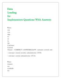 Workday Implementation Questions and Answers