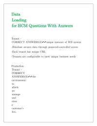 Workday HCM: Tenant Types and Data Management Q&A