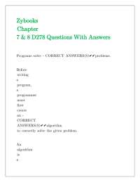 Algorithms and Software Development Life Cycle: Questions and Answers