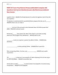 RNRF DCF Exam Prep: Questions and Answers for Child Care Regulations