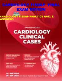 Cardiology FISDAP Practice Quiz with Answers: Exam Review