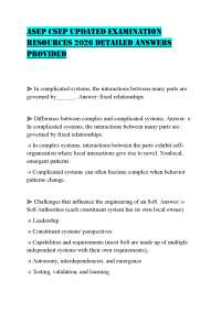 ASEP CSEP UPDATED EXAMINATION RESOURCES 2026 DETAILED ANSWERS PROVIDED