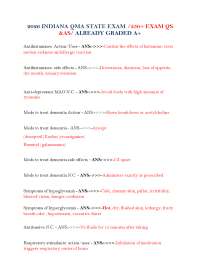 Pharmacology Exam Questions and Answers