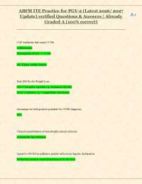 ABFM ITE Practice Questions and Answers for PGY-2 (2026/2027 Update)