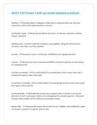 Accounting Exam 1: Key Terms and Definitions