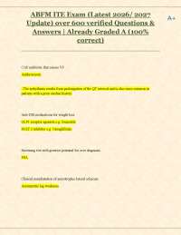 ABFM ITE Exam Q&A: Comprehensive Review for Family Medicine