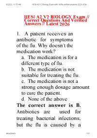 Biology Exam Questions and Answers 2023-2024