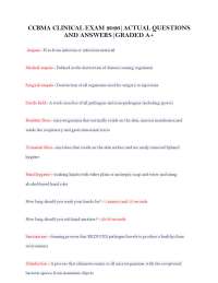 Clinical Exam Questions and Answers: A Comprehensive Study Guide