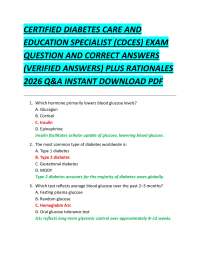 CDCES Exam Q&A: Diabetes Care and Education Specialist Certification