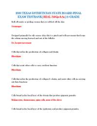 Esthetician State Board Exam Test Bank: 540 Q&A for Exam Prep