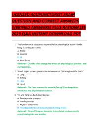 Acupuncturist Exam Q&A: Verified Answers and Rationales for 2026