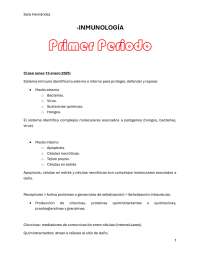 Apuntes sobre el Sistema Inmune Innato e Inmunometabolismo