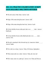 ASA 104 PRACTICE EXAMINATION SCRIPT 2026 RELIABLE SOLUTIONS OFFERED