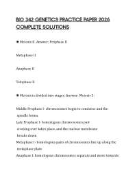 BIO 342 GENETICS PRACTICE PAPER 2026 COMPLETE SOLUTIONS