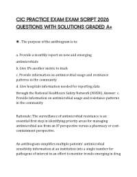 CIC PRACTICE EXAM EXAM SCRIPT 2026 QUESTIONS WITH SOLUTIONS GRADED A+