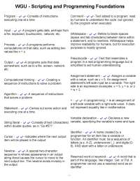 WGU - Scripting and Programming Foundations