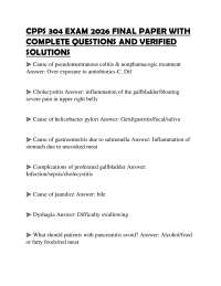 CPPS 304 EXAM 2026 FINAL PAPER WITH COMPLETE QUESTIONS AND VERIFIED SOLUTIONS