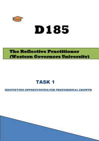 WGU D185 Reflective Practitioner Task 1 Example: Third Grade PE Unit on Throwing & Catchin