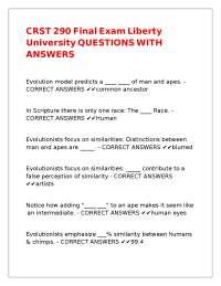 CRST 290 Final Exam Liberty University QUESTIONS WITH ANSWERS