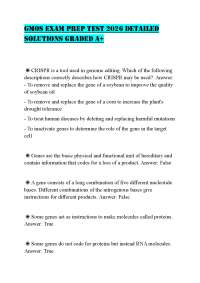 GMOS EXAM PREP TEST 2026 DETAILED SOLUTIONS GRADED A+
