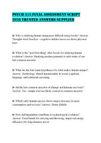 PSYCH 515 FINAL ASSESSMENT SCRIPT 2026 TRUSTED ANSWERS SUPPLIED
